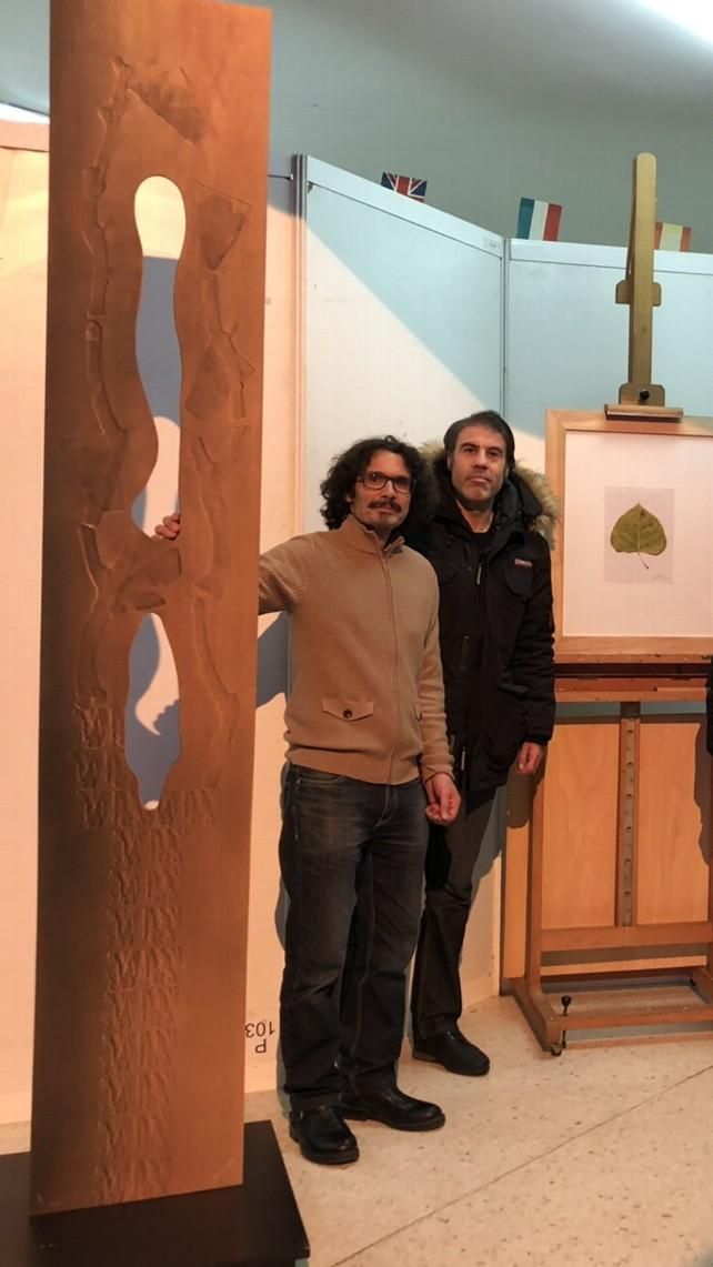 J.A. Santocildes junto a Alberto Flecha.