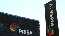 Logotipos del Grupo Prisa en una de sus sedes en Madrid