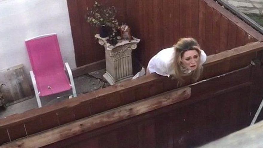 Misha Burton durante los hechos