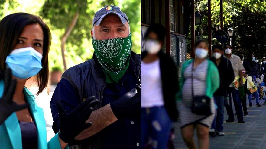 Alejandra Andrade junto a José Andrés en un fotograma del reportaje