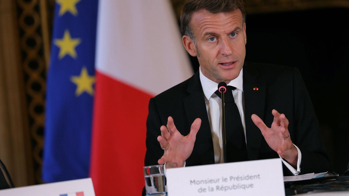 The president of France, Emmanuel Macron.