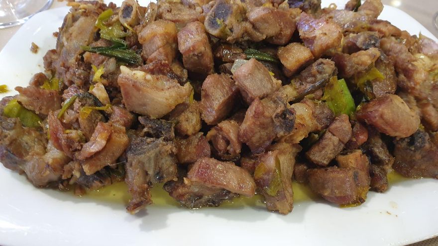 Cordero con ajos de la Casa del Secretario