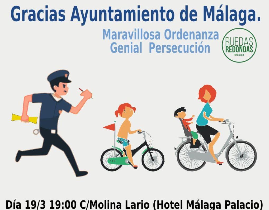 Cartel de la bicifestación