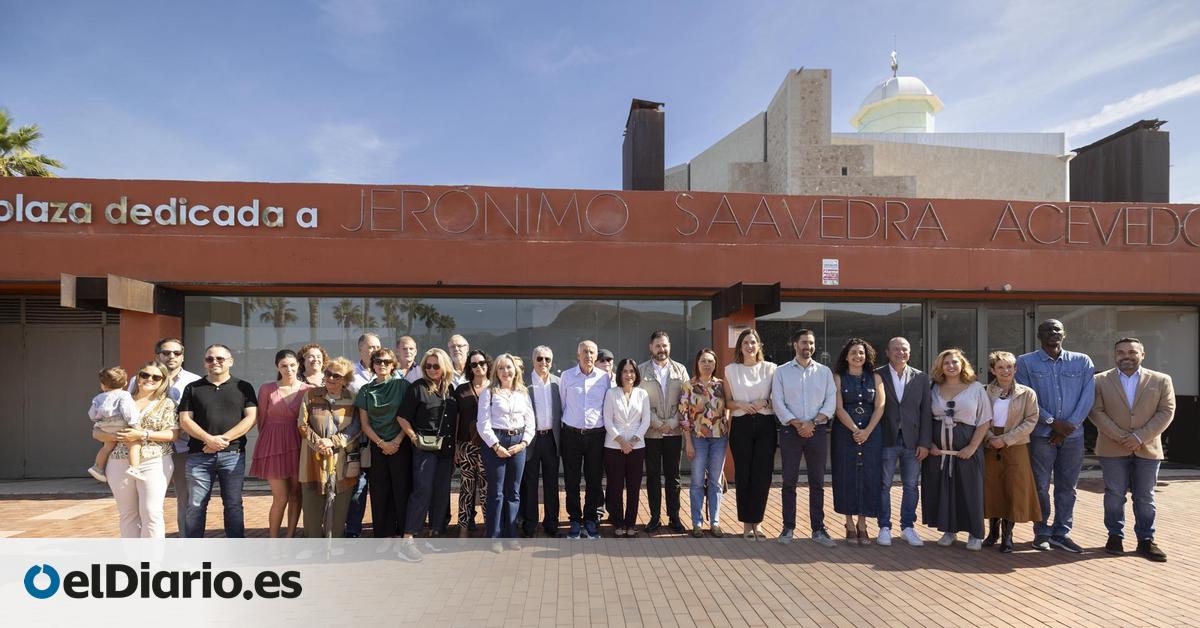 La memoria de Jerónimo Saavedra se mantendrá en una plaza de su ciudad, Las Palmas de Gran Canaria
