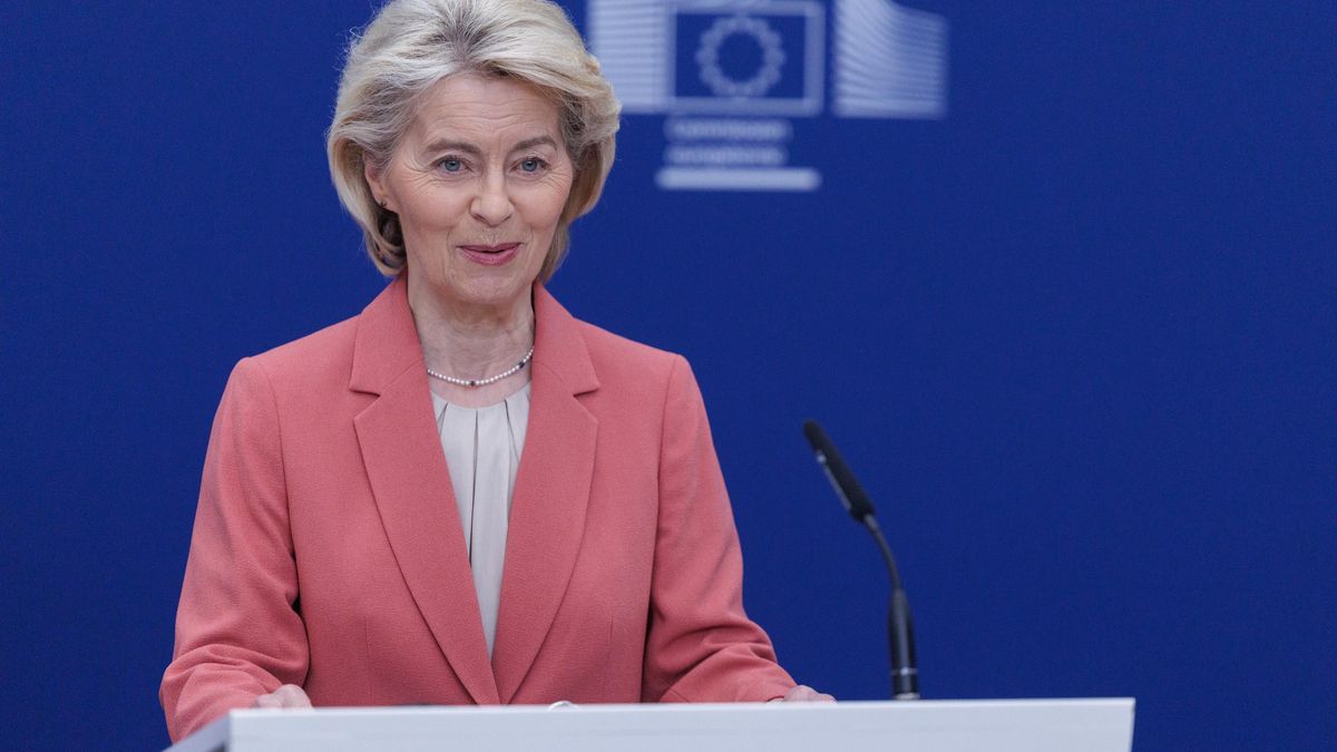 La presidenta de la Comisión Europea, Ursula von der Leyen