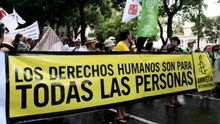 Protesta de Amnistía Internacional.