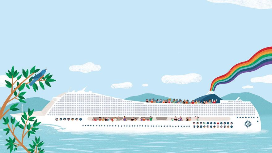 El impacto climático invisible de los megacruceros: dos activistas se infiltran entre el pasaje para mostrarlo