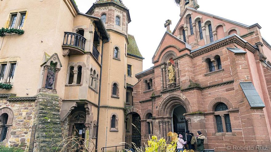 La capilla de Saint-Léon IX de Eguisheim, en Alsacia.