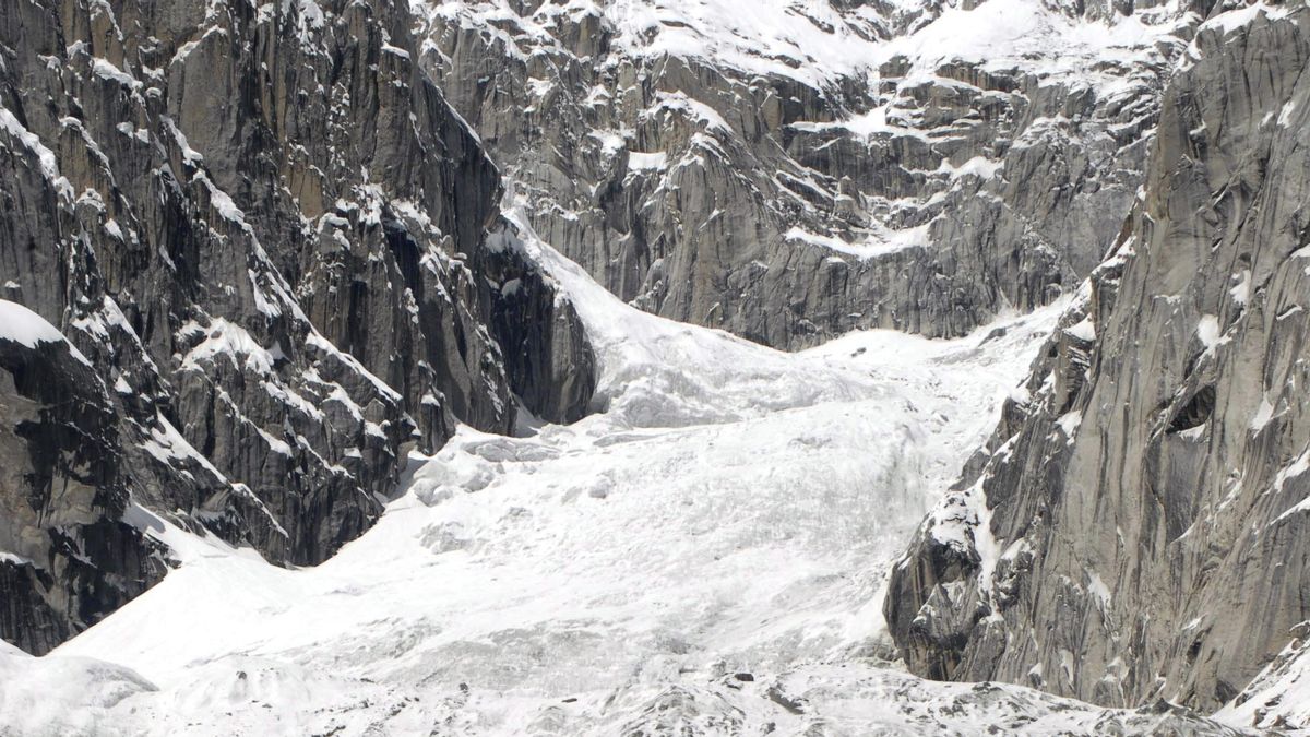 Imagen de archivo de un glaciar en el Himalaya. 