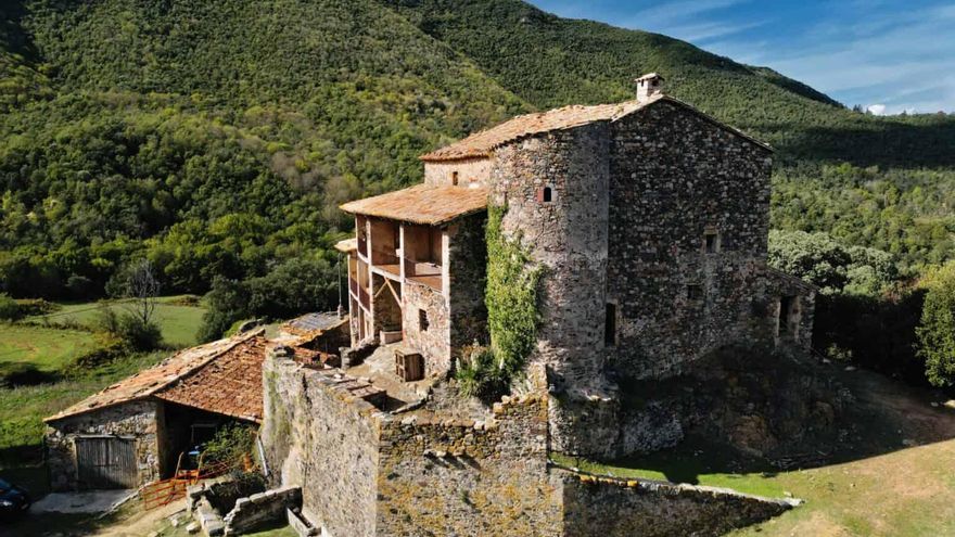 Aspecto actual de la Sala de Viladrau, la masía que vio nacer a Serrallonga