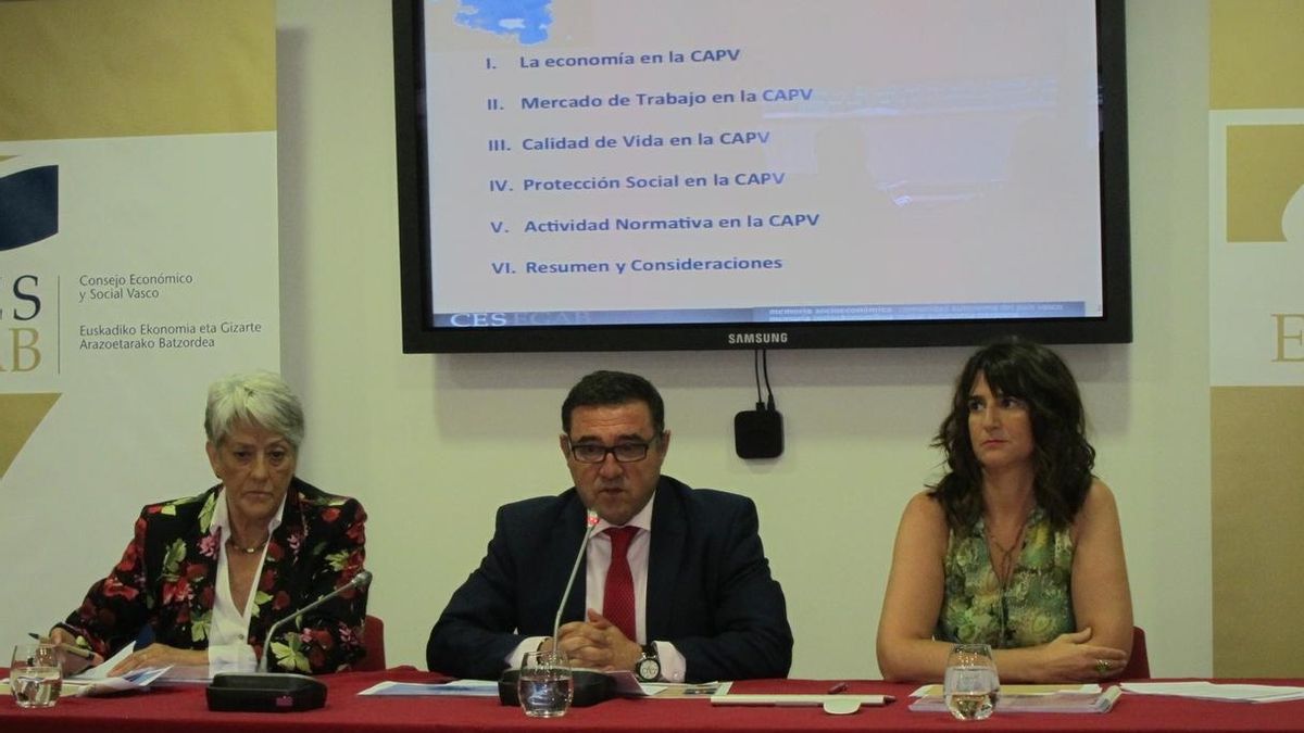 CES destaca que el "esfuerzo" de Euskadi en protección social, pero aconseja favorecer el "tránsito" de la RGI al empleo