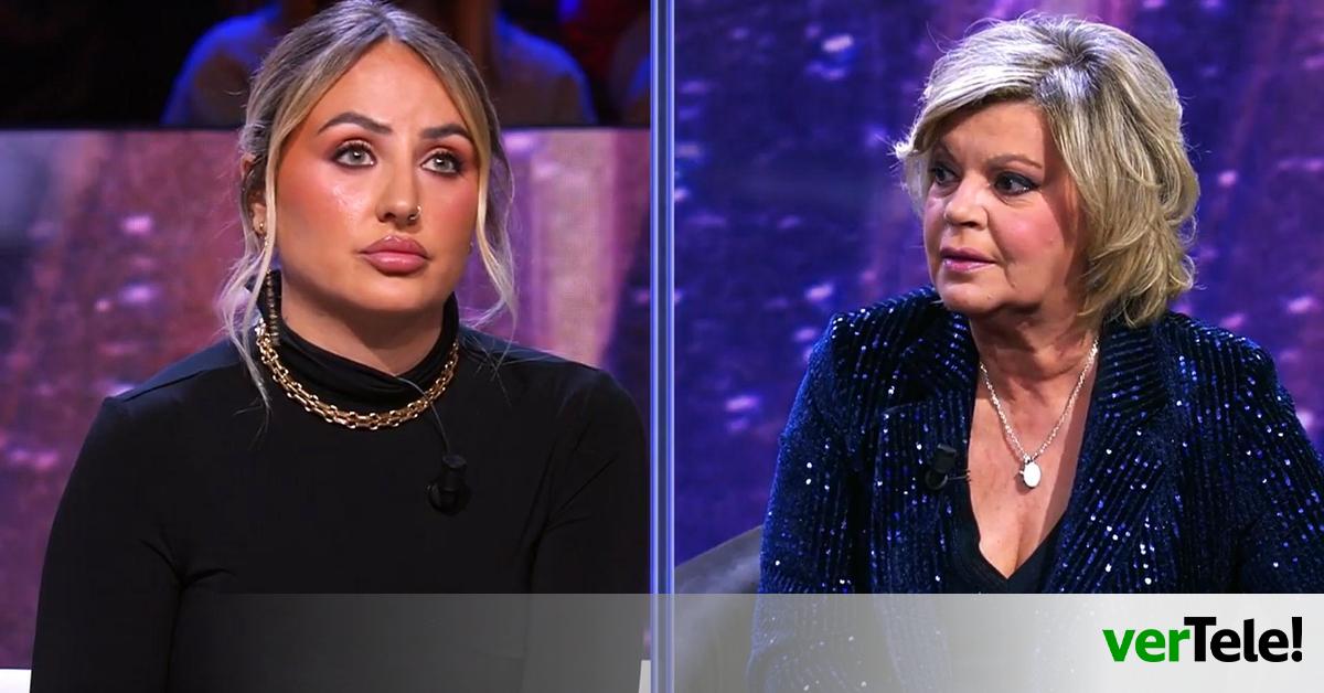 Terelu Campos, molesta con la pulla de Santi Acosta en pleno debate con Rocío Flores: "De verdad, que digas eso..."