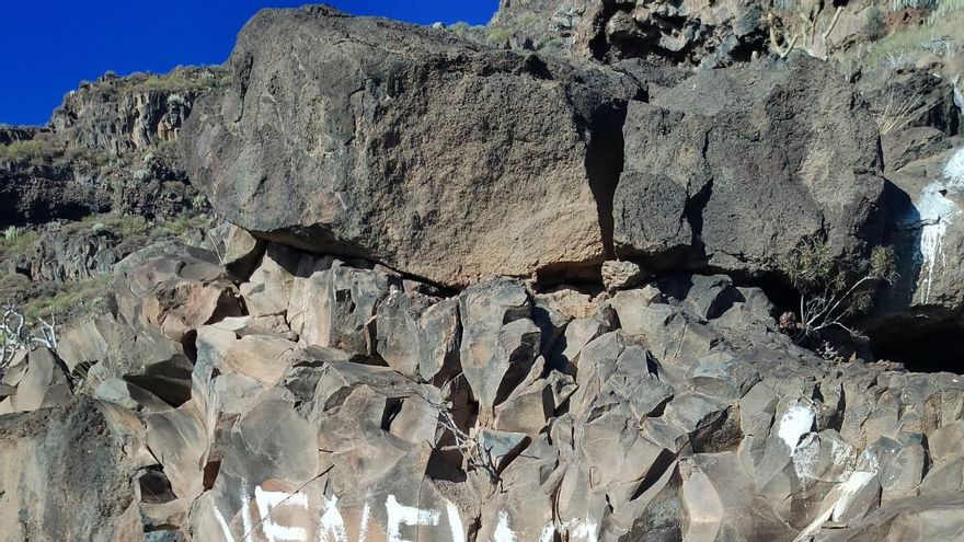 Vecinos de Candelaria denuncian un tercer atentado contra el patrimonio guanche desde el último verano