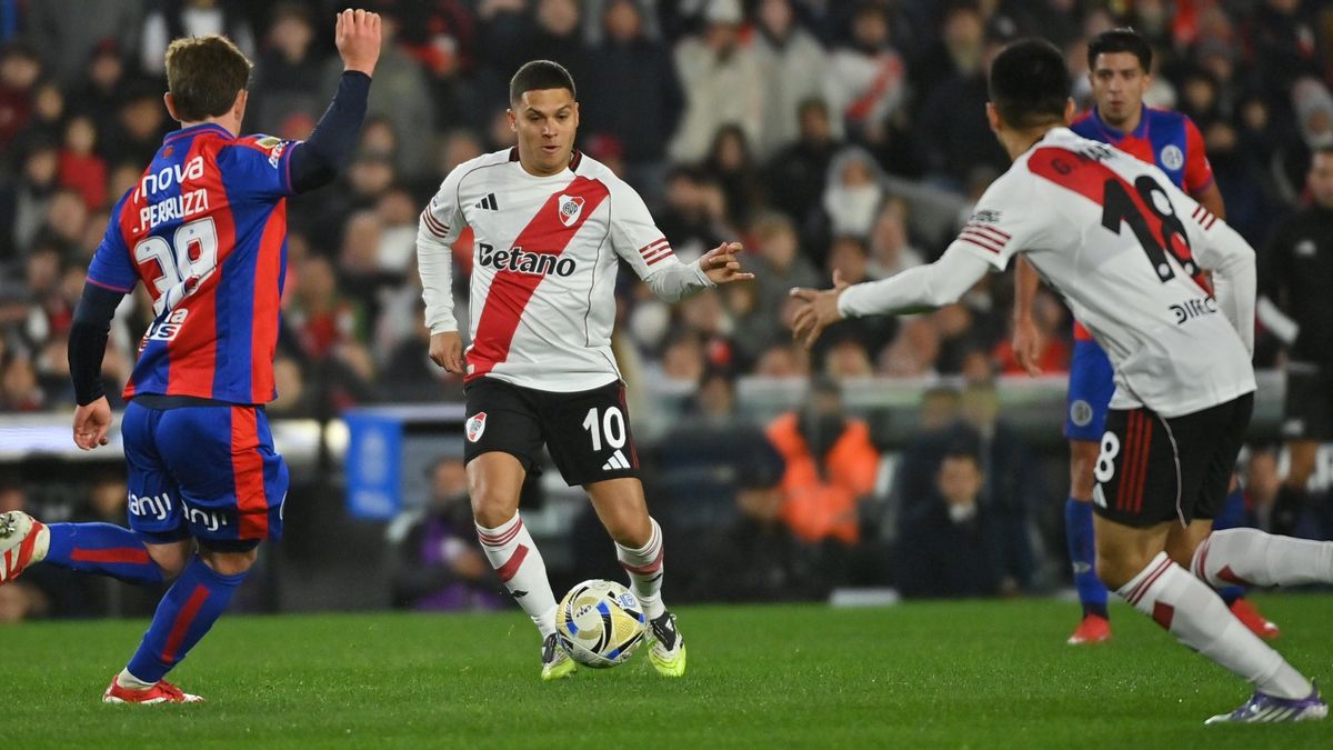 Juanfer Quintero, en su nuevo regreso a River.