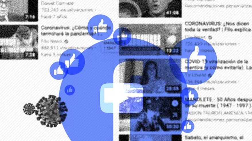 Vídeos de YouTube compartidos en Facebook: así se abrió la gran brecha de desinformación durante la primera ola