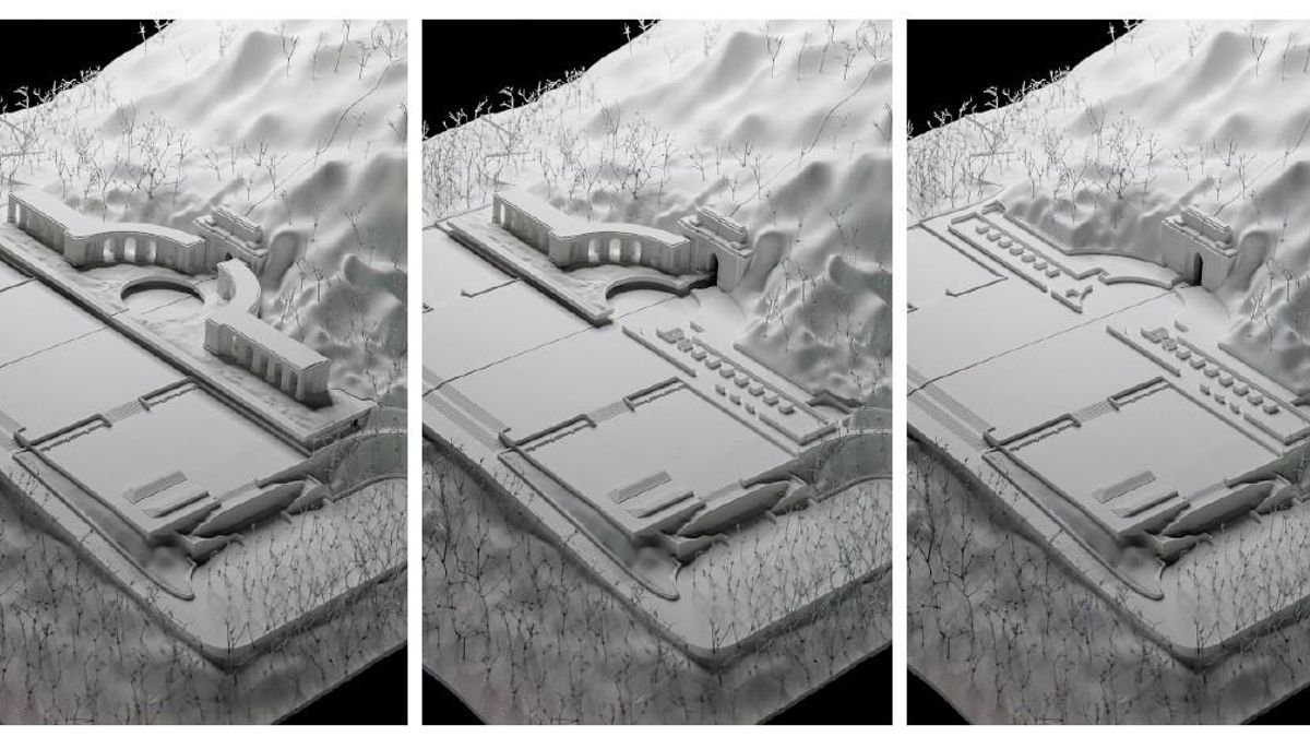 Maqueta del proyecto elegido para transformar Cuelgamuros en un lugar de memoria.