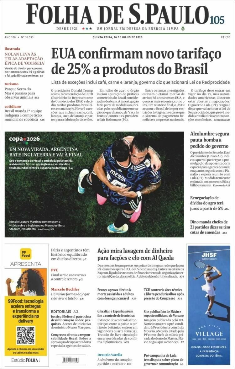 Hermosa mañana, ¿verdad? La Selección Argentina lo hizo otra vez: las tapas de los diarios se rinden ante la Scaloneta finalista