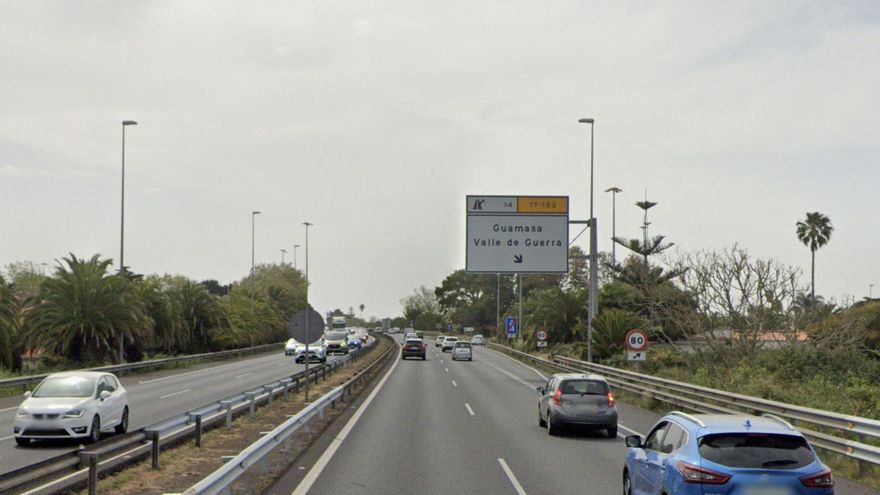 Más carreteras como respuesta a los problemas de movilidad en Tenerife: el Gobierno prioriza un tercer carril en Guamasa