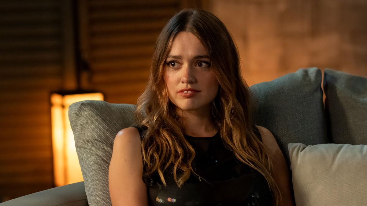 Aime Lee Wood, en una escena de 'The White Lotus'