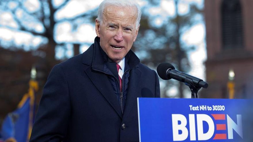 Democratic candidate for United States President, Former Vice President Joe Biden.