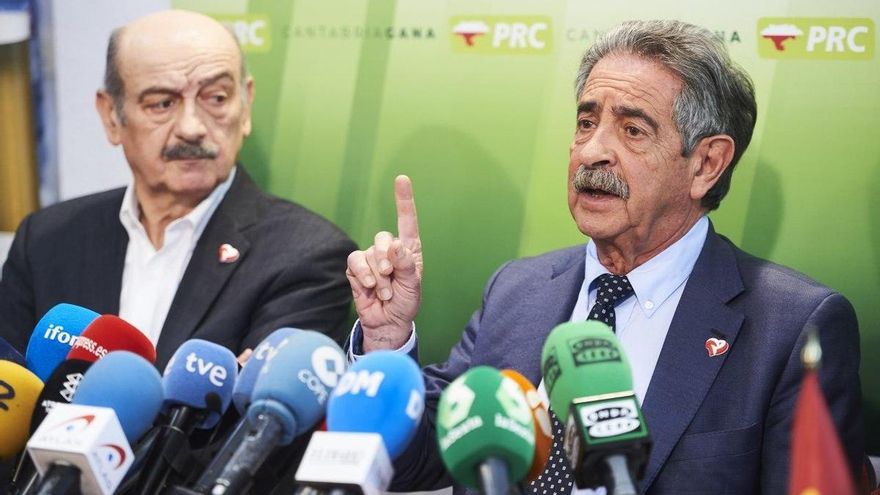 Miguel Ángel Revilla y José María Mazón, diputado nacional del PRC.