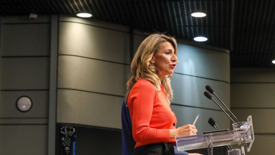 Archivo - La vicepresidenta segunda del Gobierno y ministra de Trabajo y Economía Social, Yolanda Díaz