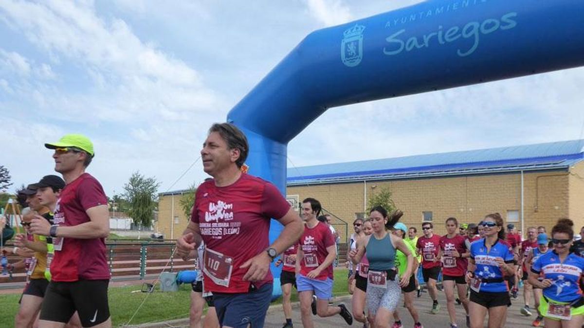 La carrera solidaria de Sariegos.