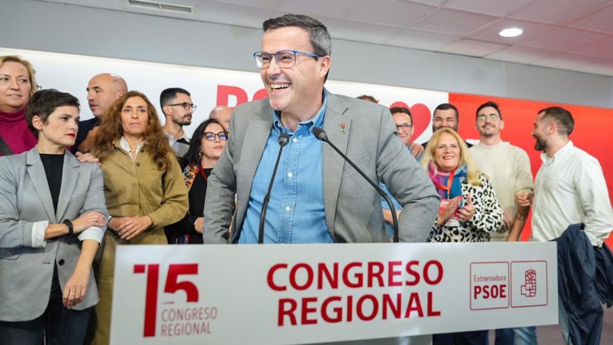 Gallardo se compromete a atender las reivindicaciones de los socialistas cacereños tras ganar las primarias