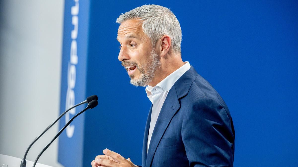 El vicesecretario de Hacienda, Vivienda e Infraestructuras del PP, Juan Bravo.