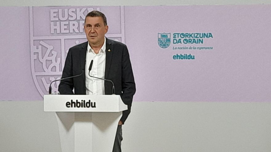 Otegi cree que la victoria de EH Bildu en las europeas es un nuevo paso para “liderar” Euskadi en el futuro