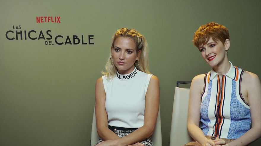 Ana Fernández y Ana Polvorosa: "Habrá consecuencias fatídicas en Las chicas del cable"