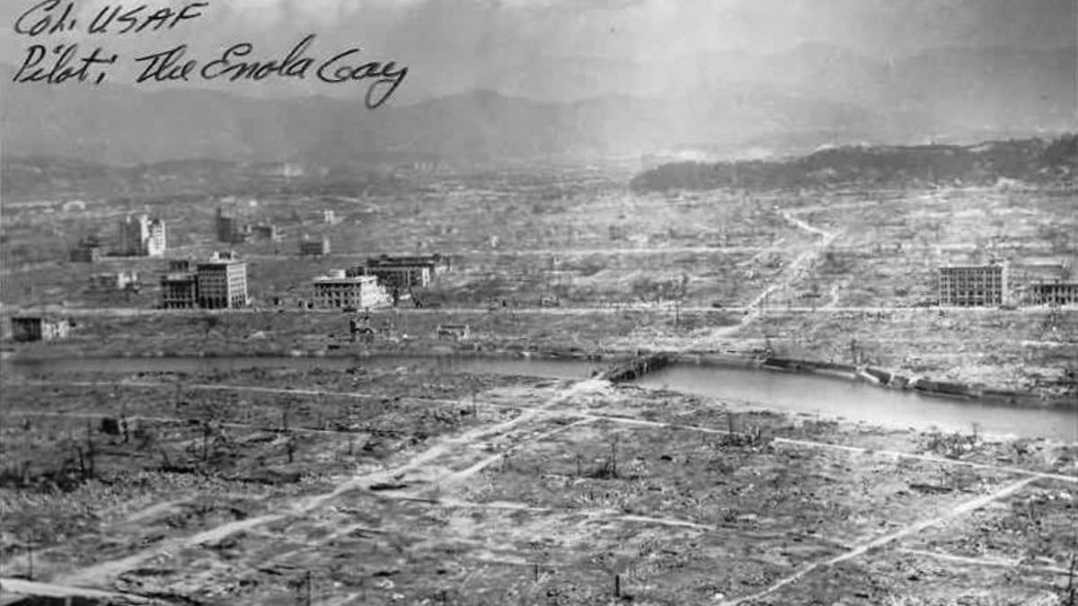 Imagen de la ciudad de Hiroshima arrasada tras la explosión