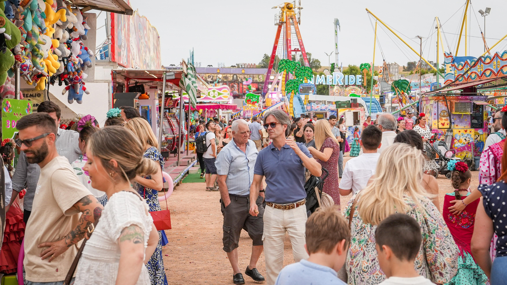Ambiente del domingo de feria