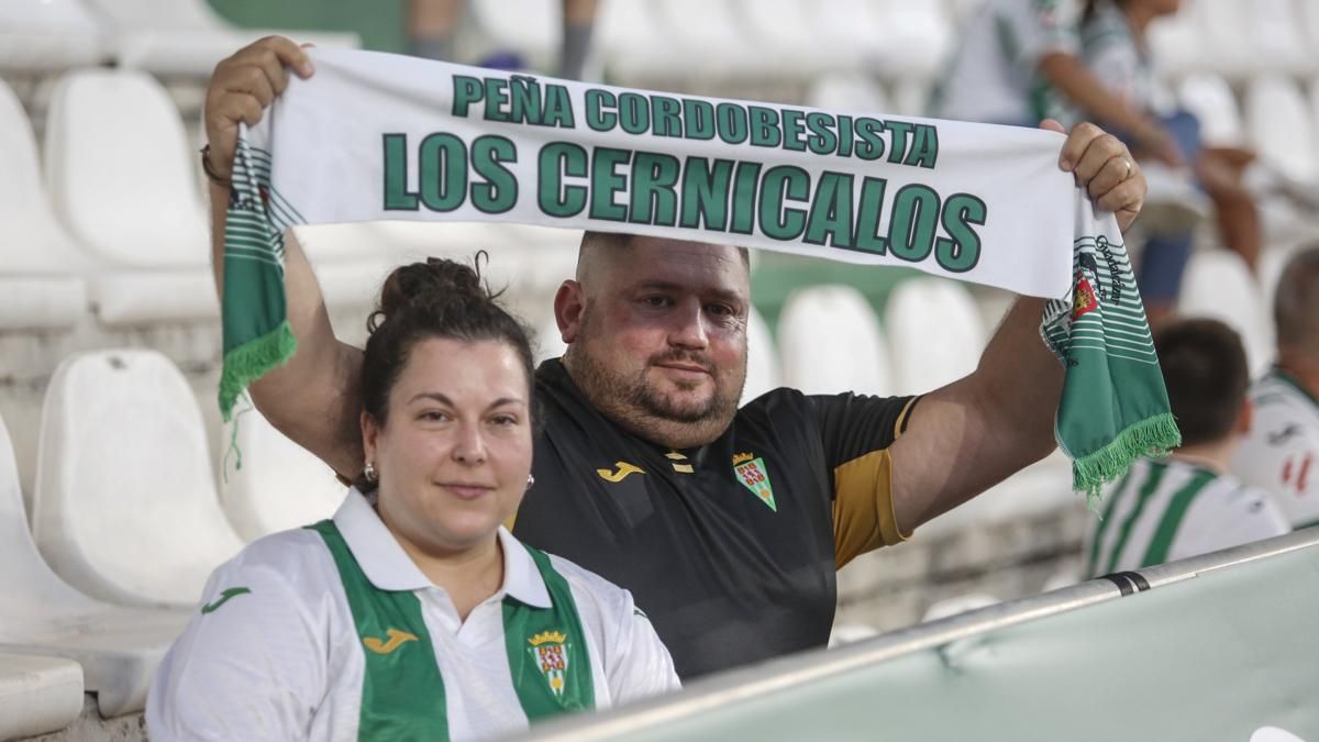 Grada Blanquiverde del Córdoba CF - Granada CF
