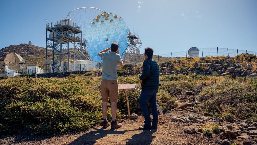 Visita de los productores al observatorio del Roque de Los Muchachos.