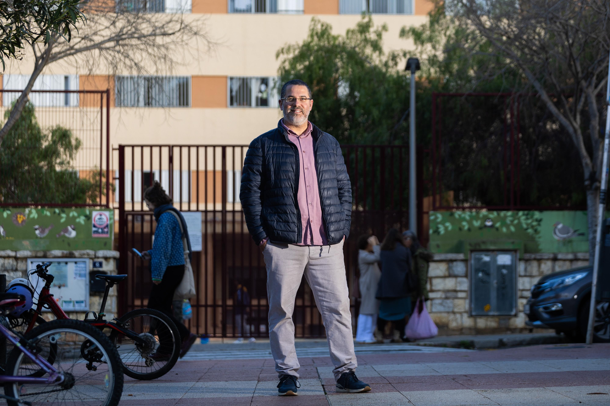 Andreu Grimalt, responsable de la AFA del colegio Aina Moll y director de la Xarxa per la Inclusió Social de Balears