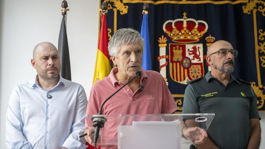 ministro interior fernando grande marlaska ofrece declaraciones medios sede