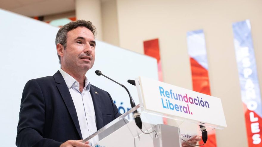 El portavoz del denominado “Equipo de Refundación” de Ciudadanos, Guillermo Díaz