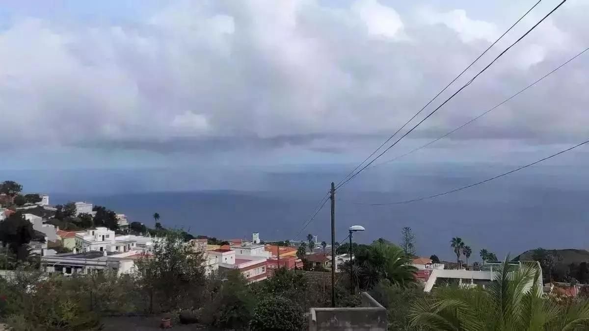 Lluvias este domingo en La Palma
