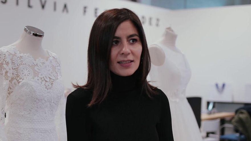 La diseñadora Silvia Fernández .