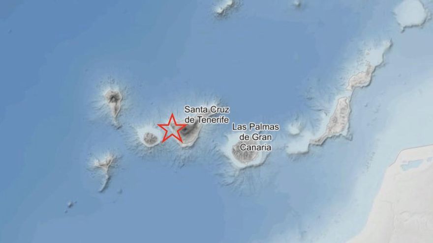 Al menos 40 terremotos en la costa oeste de Tenerife en las últimas diez horas
