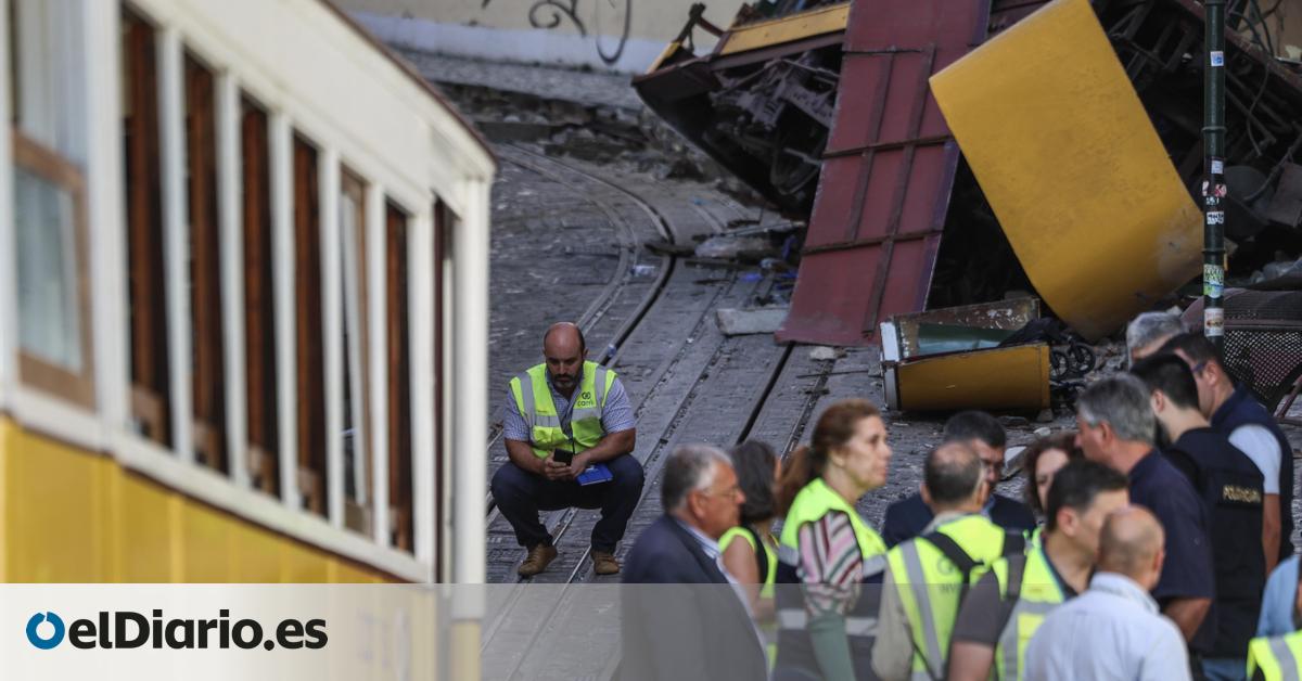Lisboa intenta digerir el accidente del funicular de Glória: “Alguien tiene que responder por esto”