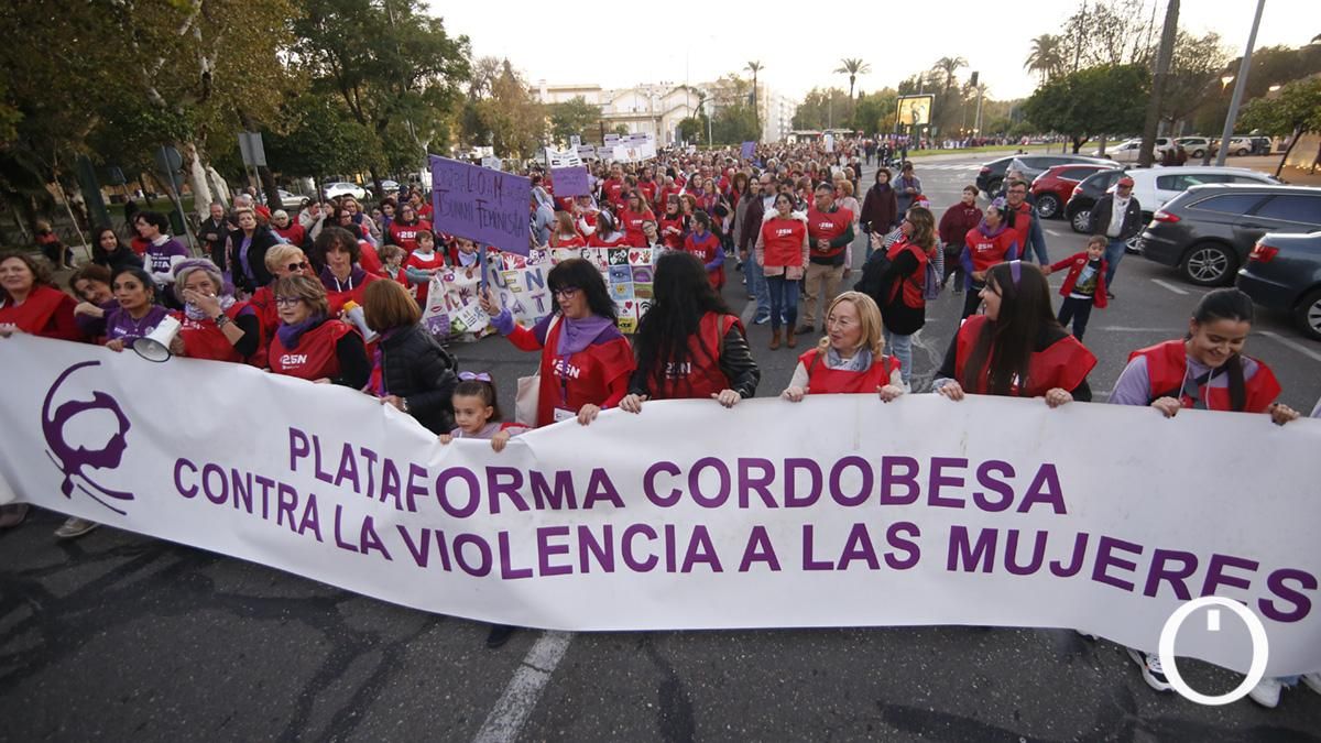 Manifestación contra la violencia machista 25N