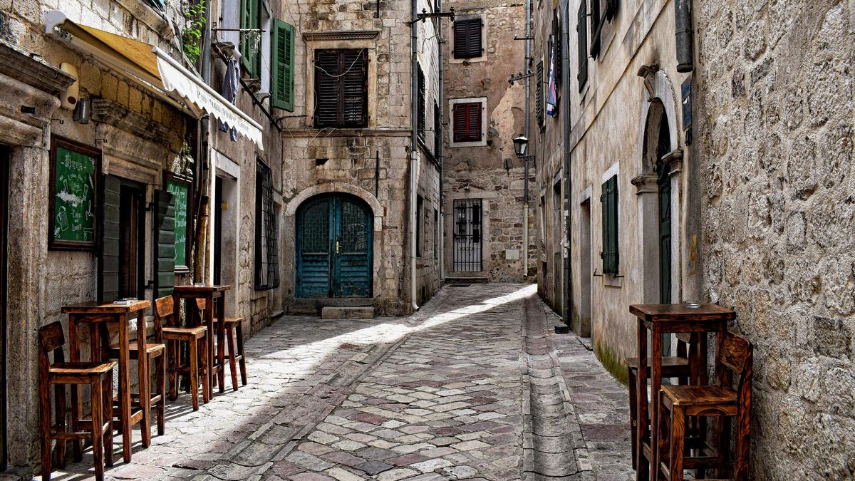 Calles de Kotor.