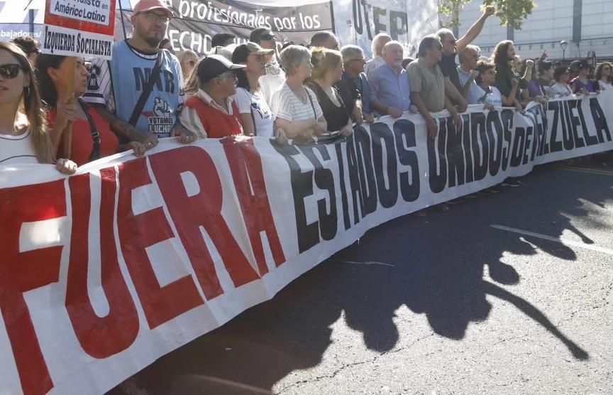 Protesta contra la política exterior de EE.UU.