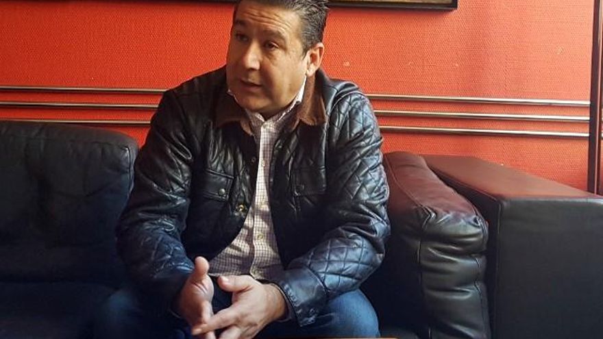 El candidato a secretario general de UPL Luis Mariano Santos.