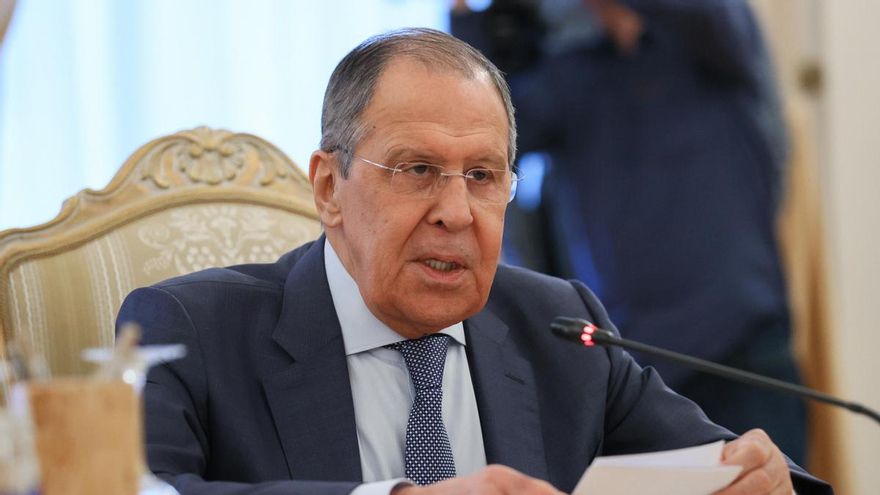 Lavrov afirma que las negociaciones con Ucrania "se han estancado" EFE/EPA/RUSSIAN FOREIGN AFFAIRS MINISTRY