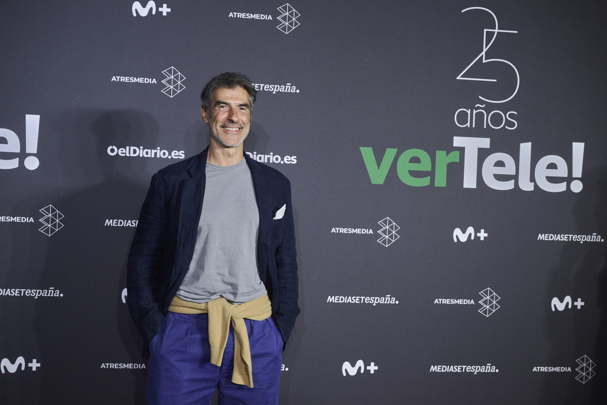 Jorge Fernández en la fiesta 25 aniversario de verTele