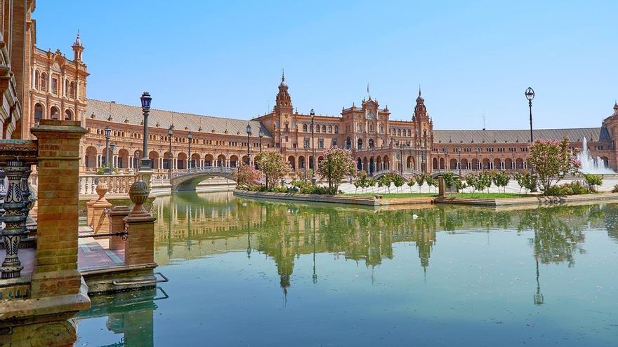 La Plaza de España de Sevilla.