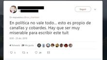 Comentario crítico con Vox en Twitter.